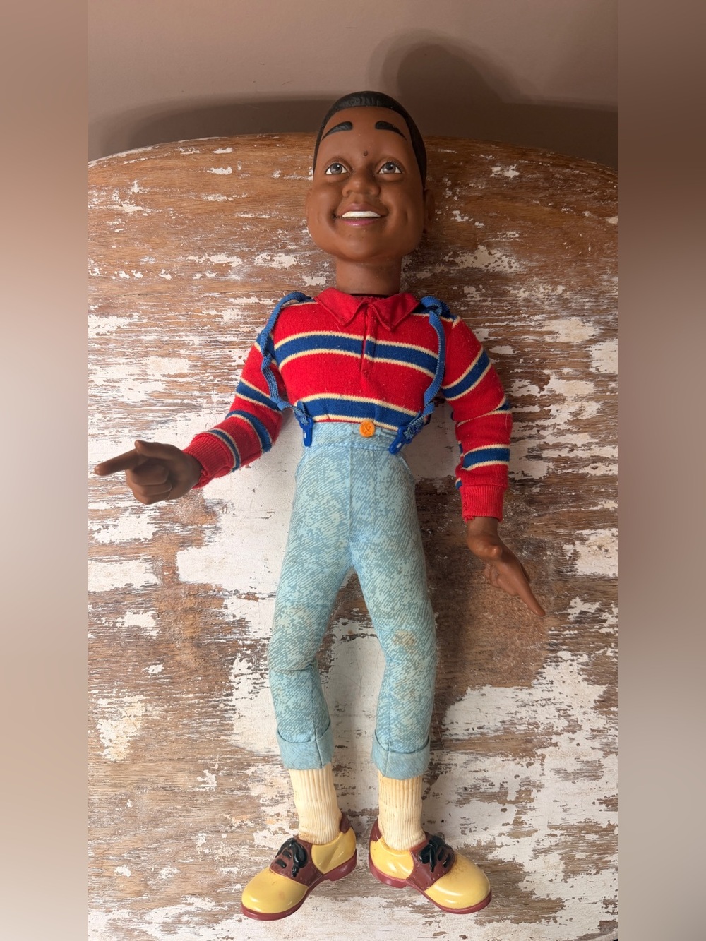 Hasbro Family Matters Steve Urkel Pull String Talking Doll 1991 No Glasses